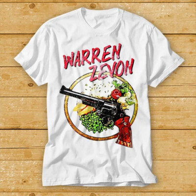 Warren Zevon T-Shirt Musik Blues Rock Geschenk London Unisex Style Top Tee 2112