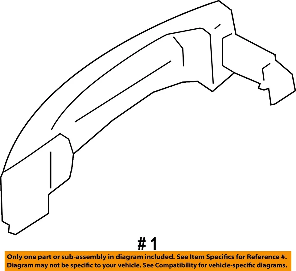 二手前外门把手 适合:2016 福特福克斯门把手 仅前门把手 — 第 4/4 张图片
