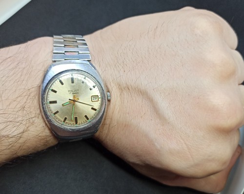 Vintage Herrenuhr Poljot 17 Jewels mechanisch Sowjetische UdSSR - Bild 9 von 12