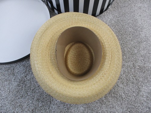 Peter Beaton Nantucket Straw Hat Bartlett Farm LH15 Beach Classy Island EC - Picture 13 of 17