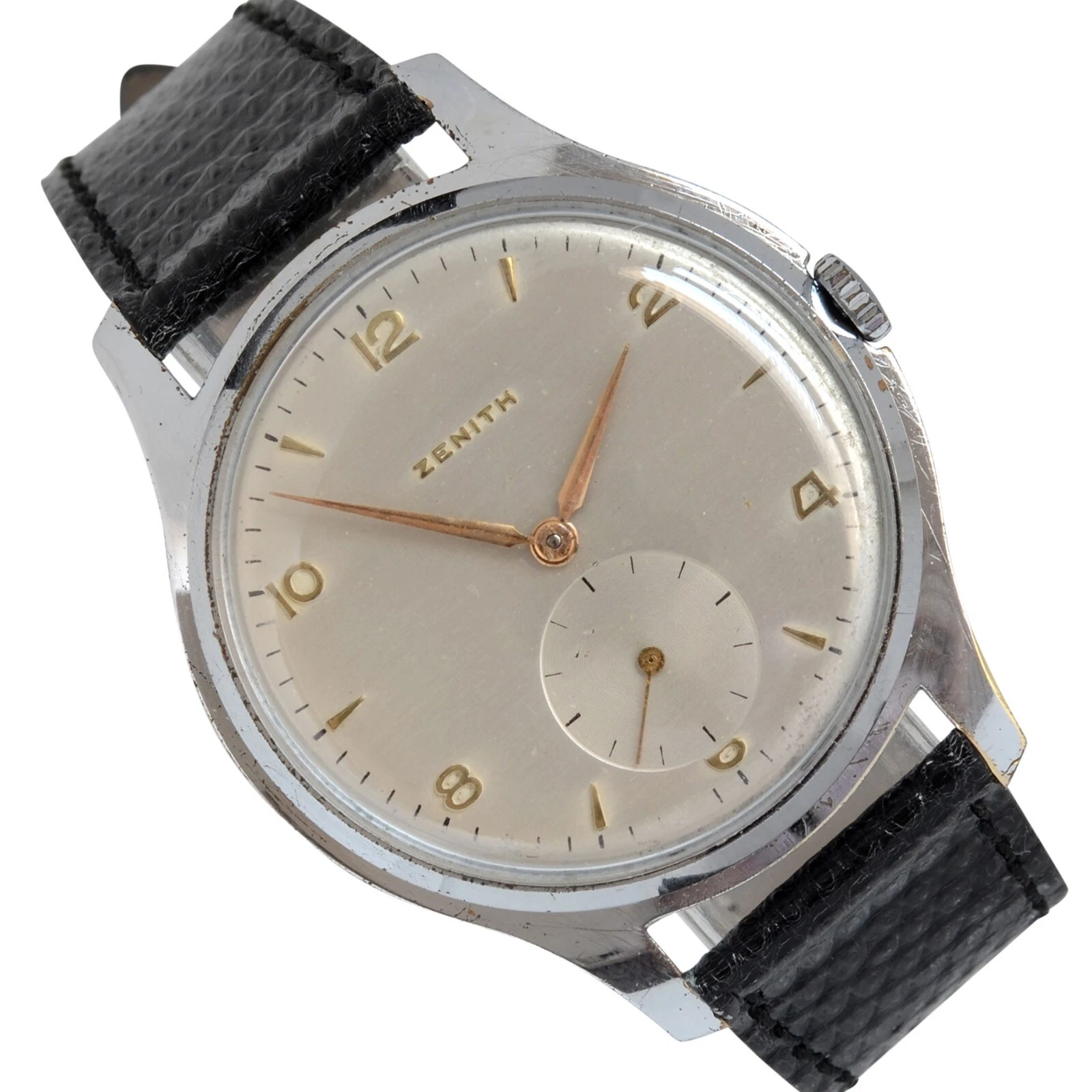 Zenith — ZENITH Classic Oversize silver dial caliber 126 1950's