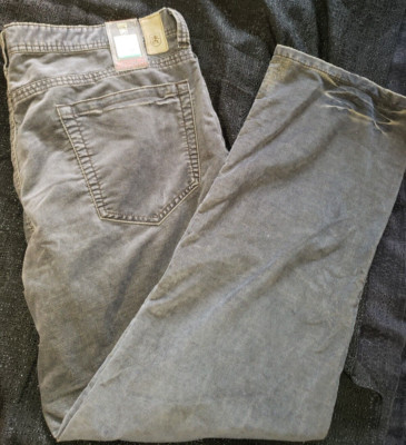 Mossimo Jeans Mens 40x30 Dark Grey Brushed Denim Cotton Blend Dylan Slim Fit
