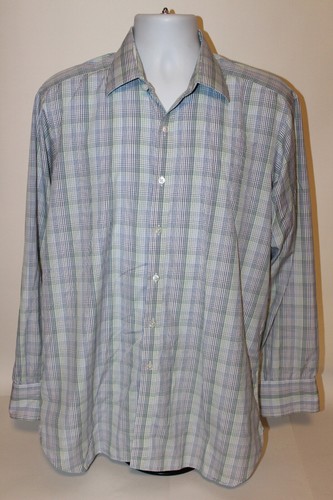 Turnbull & Asser Sea Island Cotton Button Down Shirt Mens Size 16.5 42 (XL) - Picture 3 of 8