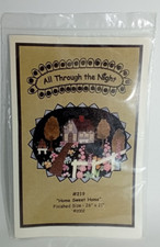 "Home Sweet Home" Penny Rug pattern from All Throught the Night