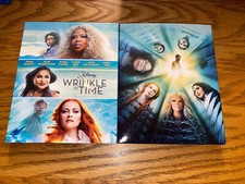DISNEY A WRINKLE IN TIME BLU-RAY DVD TARGET EXCLUSIVE DIGIPACK SET NO DIGITAL