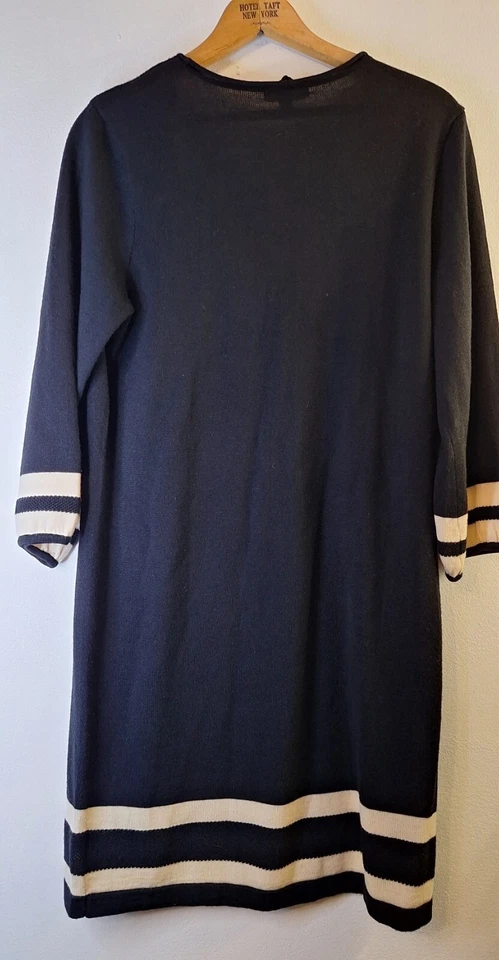 Vestido Suéter Lilly Pulitzer Talla Grande Lana Clásico Oficina Carrera Madura Atemporal Foto 3 de 4