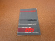 1985 Gmc Caballero Owners Manual Literature Guide Book