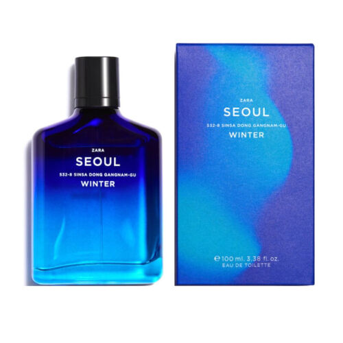 ZARA Seoul WINTER for Men 3.38 oz (100ml) EDT Spray RETAIL BOX