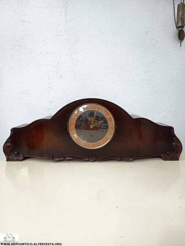 176323 Antico orologio da comò suona Westminster