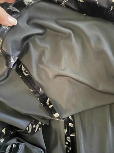 VTG Maxi Dress Womens Sz 6 Small Velvet Fairy 90s Witchy Goth Y2K Long Black - Picture 7 of 10
