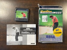 World Class Leaderboard Golf Game For Sega Game Gear - Cartridge Box & Manual