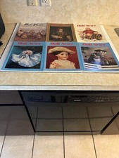 6 X DOLL NEWS MAGAZINES 1986 - 1992 UNITED FEDERATION OF DOLL CLUBS