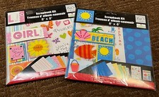 NEW Lot Me My Big Ideas 8x8 Scrapbook Kit Friends Summer Days