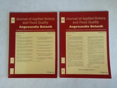 Journal of Applied Botany and Food Quality = Angewandte Botanik, Vol. 83, (1) De