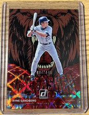 2022 Panini Donruss RYNE SANDBERG Unleashed Red #UL-18 87/149 CHICAGO CUBS