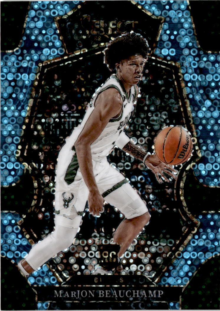 2022-23 Panini Select #179 MarJon Beauchamp Light Blue Disco Prizms #/99