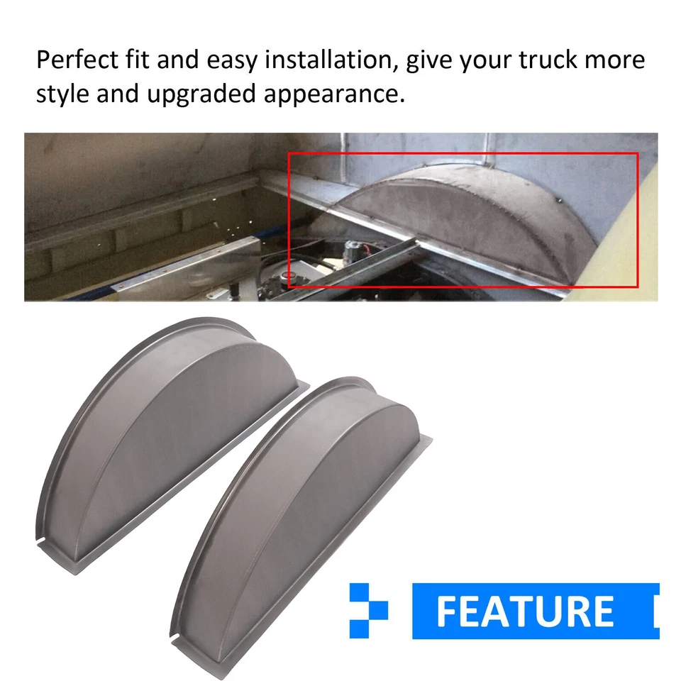 2 pcs Wheel Tubs For 1947-1954 1948 1949 1950 1951 Chevy Chevrolet Pickup Truck - Image 3 of 4