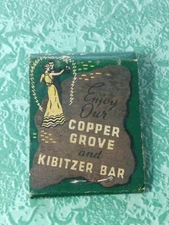 Vintage Matchbook Collectible Ephemera B26 Colorado springs antlers copper Grove