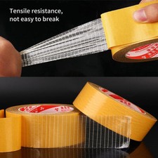 20M Mesh High Viscosity Transparent Double-sided Glass Grid Adhesive Tape