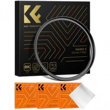 K&F Concept Brass Filter Adapter Ring Step-Up Ring CNC Machined for Lens&Filters