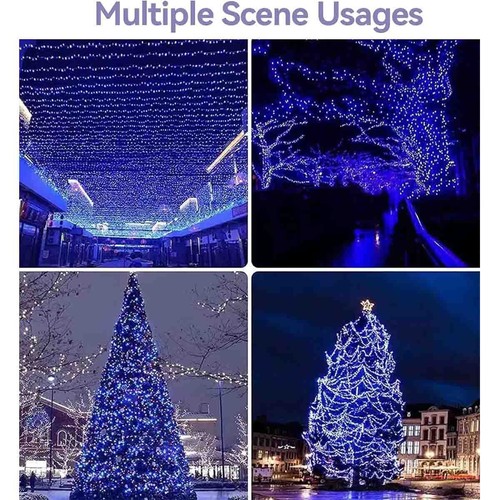 39Ft 100 LED Solar String Lights 8 Modes Solar Powered Twinkle Fairy Lights - Bild 39 von 48