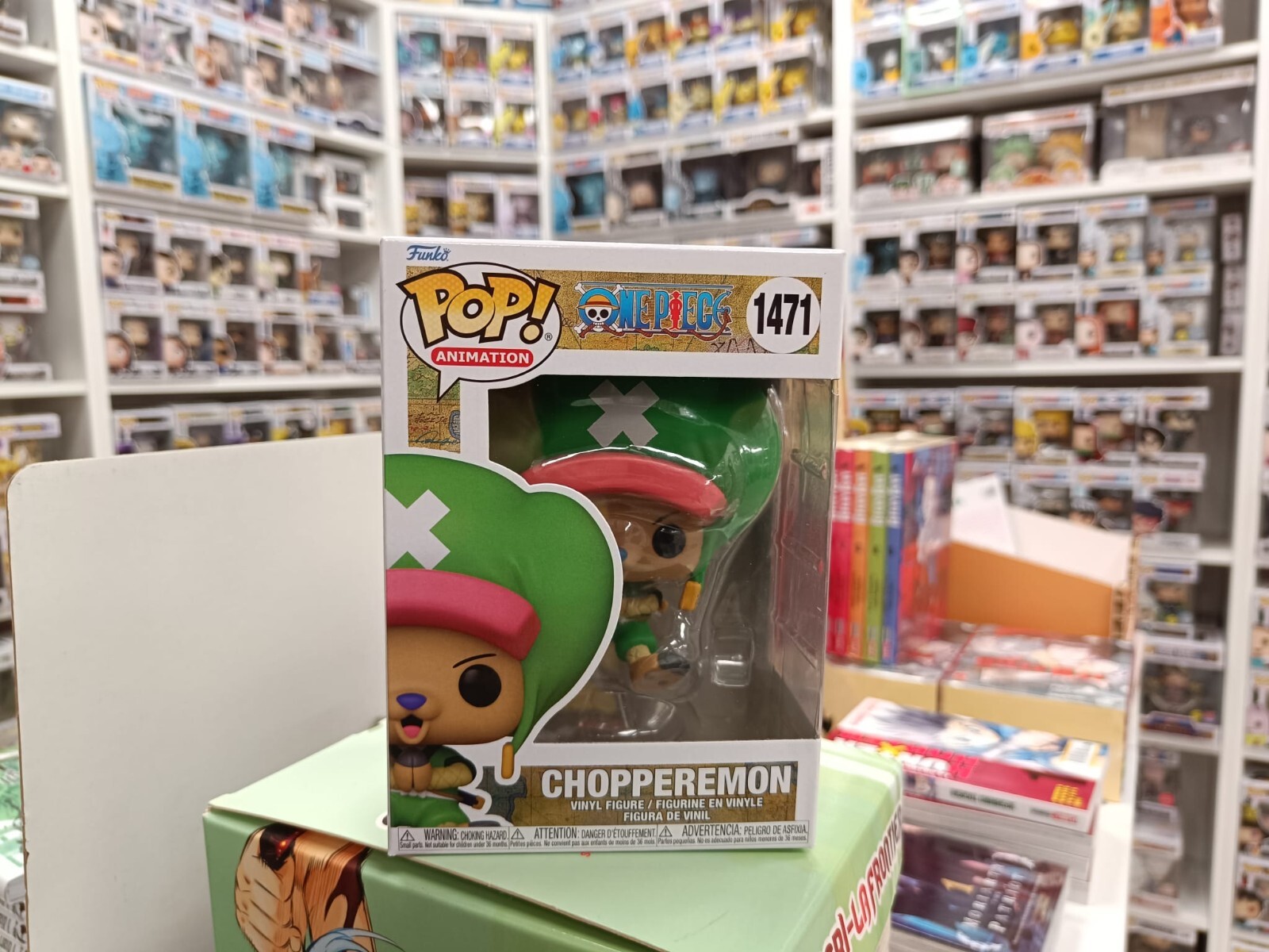 FUNKO POP! CHOPPEREMON 1471 - ONE PIECE - ORIGINAL VINYL + PROTECTOR