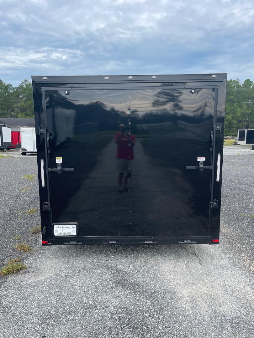 NEW 8.5X24 VNOSE ENCLOSED CAR HAULER TRAILER TORSION AXLES, 8.5 x 24