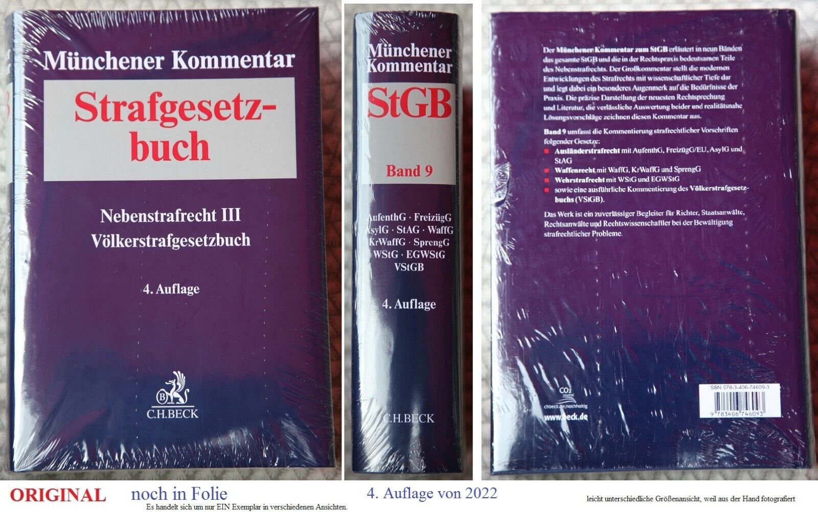Thumbnail - Münchener Kommentar Band 9, Nebenstrafrecht Iii, Vstgb, 4. Auflage >