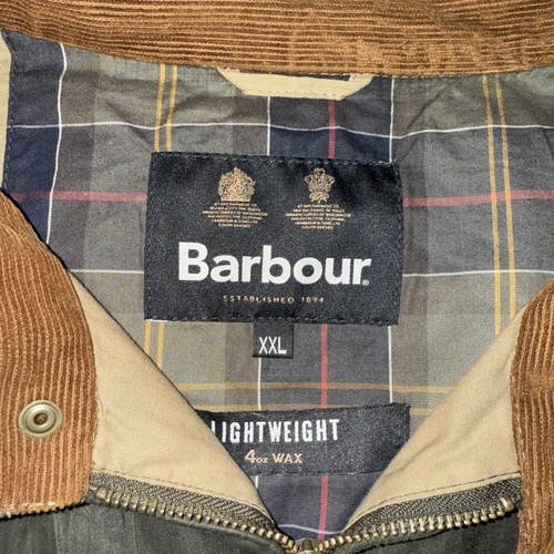 Barbour LIGHT WEIGHT, giacca senza tempo, Verde, XXL corta - Foto 10 di 10