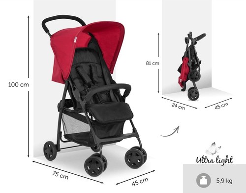 Passeggino Sport-Passeggino Leggero 5.9 kg - Passeggino Compatto E Pieghevole - Foto 11 di 15