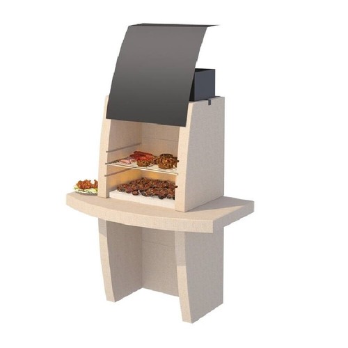 Barbecue a muratura Formentera Linea Vz legna e carbonella | eBay
