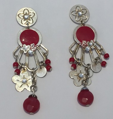 boucles d'oreilles chanel logo cc strass 2019