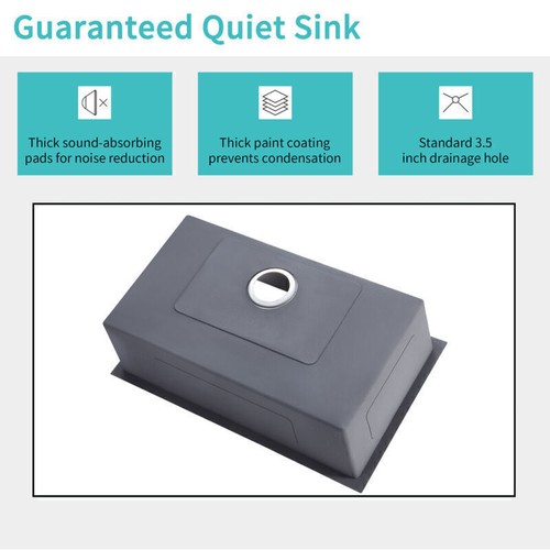Single Slot /Double Bowl Stainless Steel /Laundry Sink Undercounter Bar Basin US - Picture 29 of 34