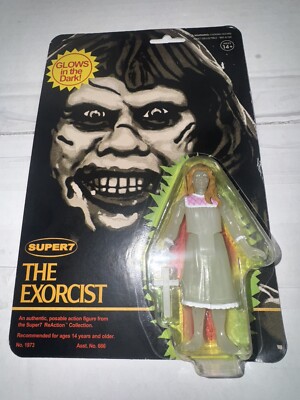 The Exorcist Regan Macneil Glow in The Dark Super 7 Reaction Action Figure