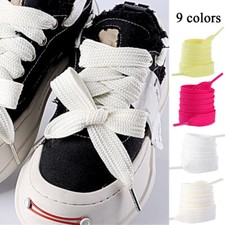 2CM Extra Wide Strings Shoelaces Sneaker Big Shoelaces Flat Shoelaces Fashion US