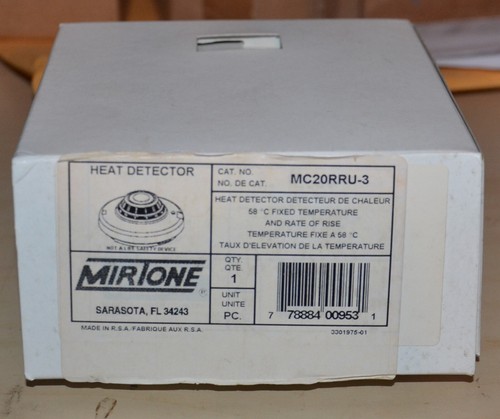 MirTone Heat Detector MC20RRU-3 new  - Picture 1 of 3
