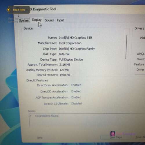 HP PAVILION LAPTOP 14-CE0XXX INTEL PRENTIUM 4415U 4GB RAM 128GB SSD COMPUTER - Afbeelding 3 van 11