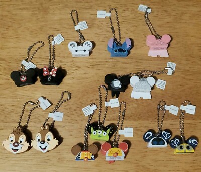 CHOOSE YOUR CHARACTER - Disney Parks 3D Foam Mini Ear Hat Keychains - New