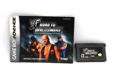 WWF Road TO Wrestle Mania GBA Gameboy Advance Authentic Cart + Manual