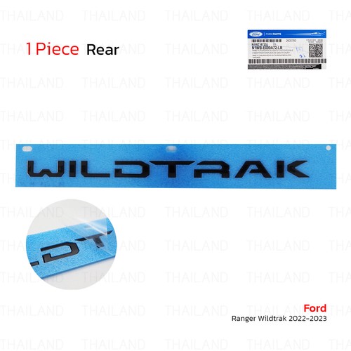 Matte Black Logo Emblem Wildtrak Tailgate Fits Ford Ranger Wildtrak 2022 - 2023 - Bild 4 von 9