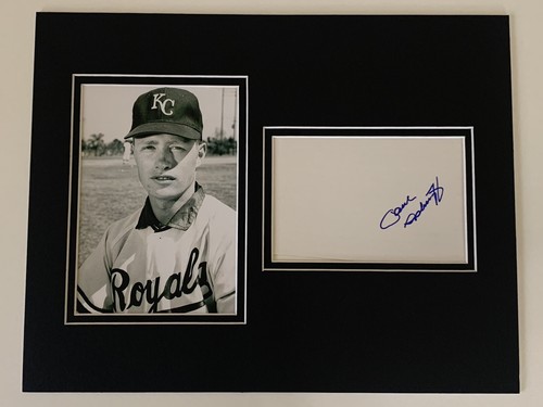 MLB LEGEND PAUL SPLITTORFF signed handsigniertes Passepartout Foto mit Schnitt 11"x14"  - Bild 1 von 2