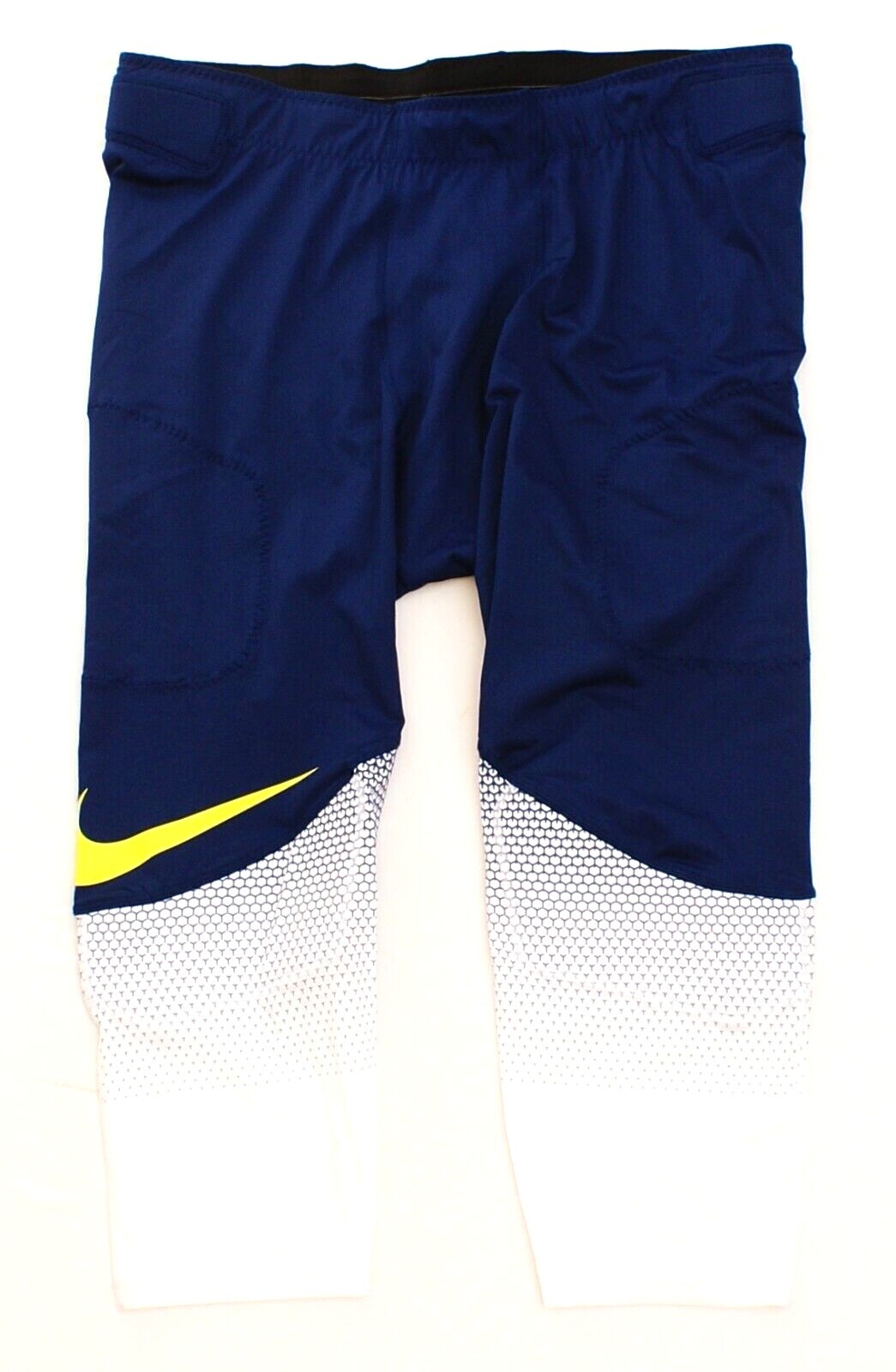 Nike Dri-Fit Blue White Vapor Speed 3/4 Padded Football Tights Men's 4XL New With Tags