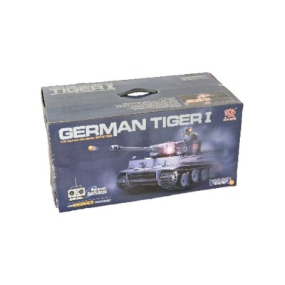 RC Panzer German Tiger I Heng Long 1:16 Grau Ferngesteuert 