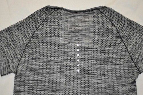 75 $ Nike Dry Knit Kurzarm T-Shirt schwarz meliert grau 831498-010 Wmn Gr. XS - Bild 6 von 7