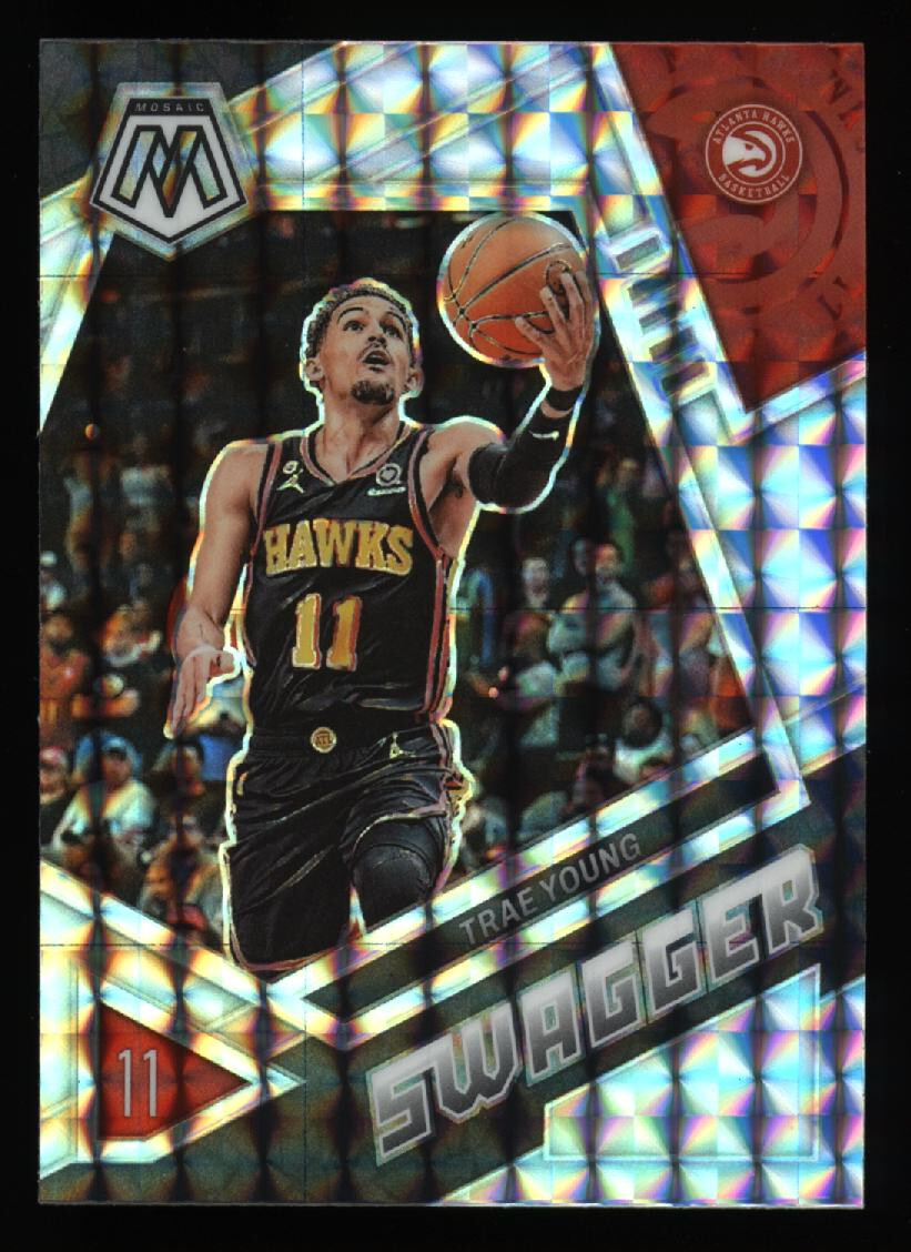 2022-23 Trae Young Panini Mosaic Swagger Card# 3 Hawks