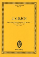 BACH BRANDENBURG CONCERTO No 2 BWV 1047 F major