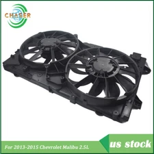 For 2013-2015 Chevrolet Malibu 2.5L Radiator Dual Cooling Fan Assembly 20979495