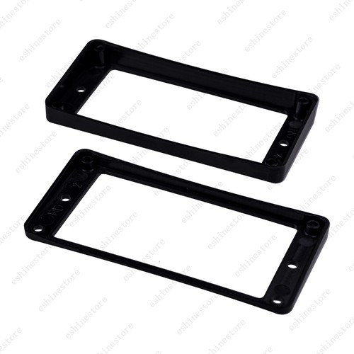 2 Pcs Plastic Guitar Humbucker Pickup Rings Curved Bottom Frame For Les Paul LP - Picture 9 of 13