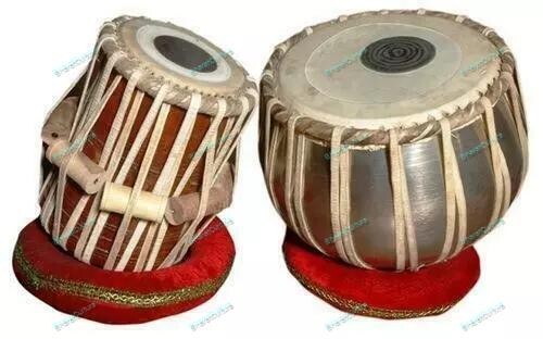 Bayan Musiktrommel Set aus Feinstahl mit Hammer und Pads mit Tasche - Bild 1 von 13