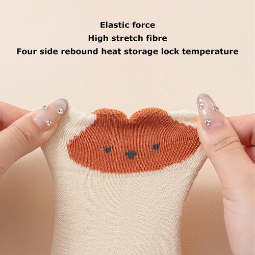 Baby Warm Socks Winter 6 Pairs Kid Thick Warm Socks Unisex-Child Cozy physical - Picture 10 of 11